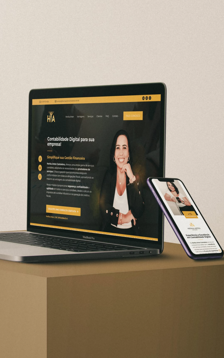 Site da Herika Arten Contabilidade — abre em nova aba